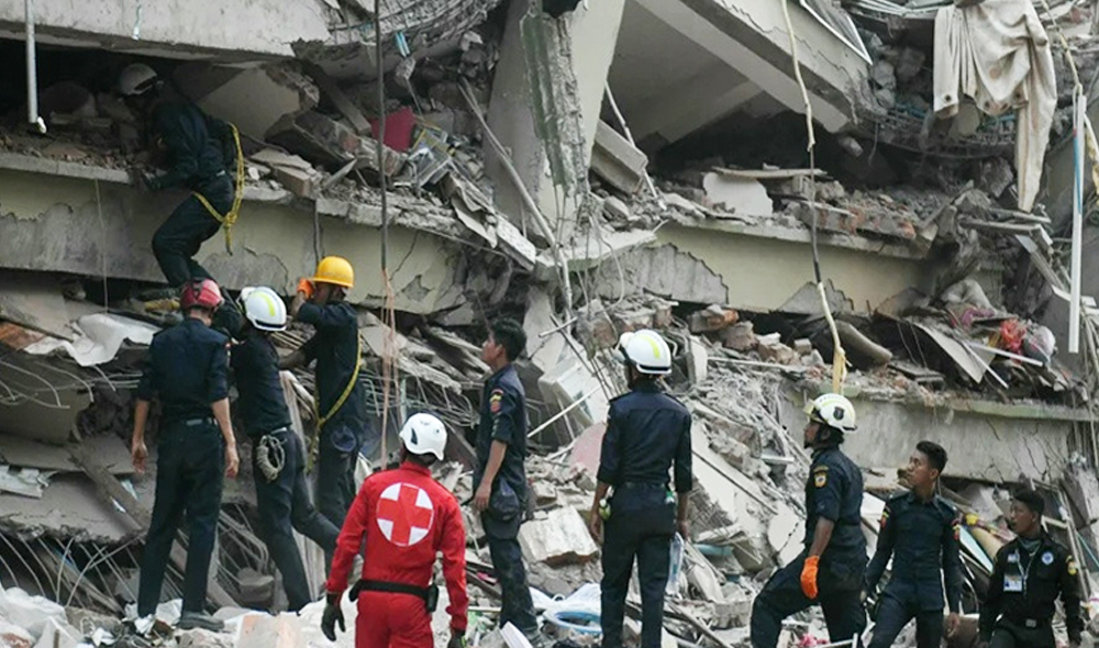 म्यानमार भूकम्प : मृतकको संख्या २८ सय नाघ्यो