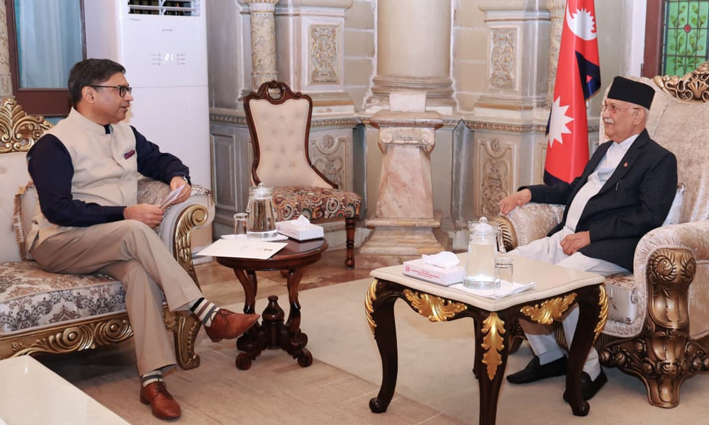 प्रधानमन्त्री ओलीलाई भारत भ्रमणको औपचारिक निम्तो