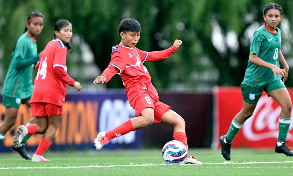 साफ यू-१७ महिला च्याम्पियनसीप : नेपालको उपाधि सम्भावना समाप्त