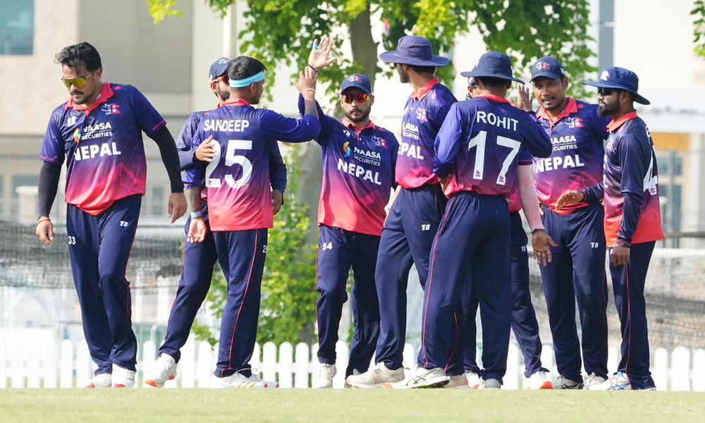 आइसीसी विश्वकप लिग-२ मा नेपालको लगातार पराजय
