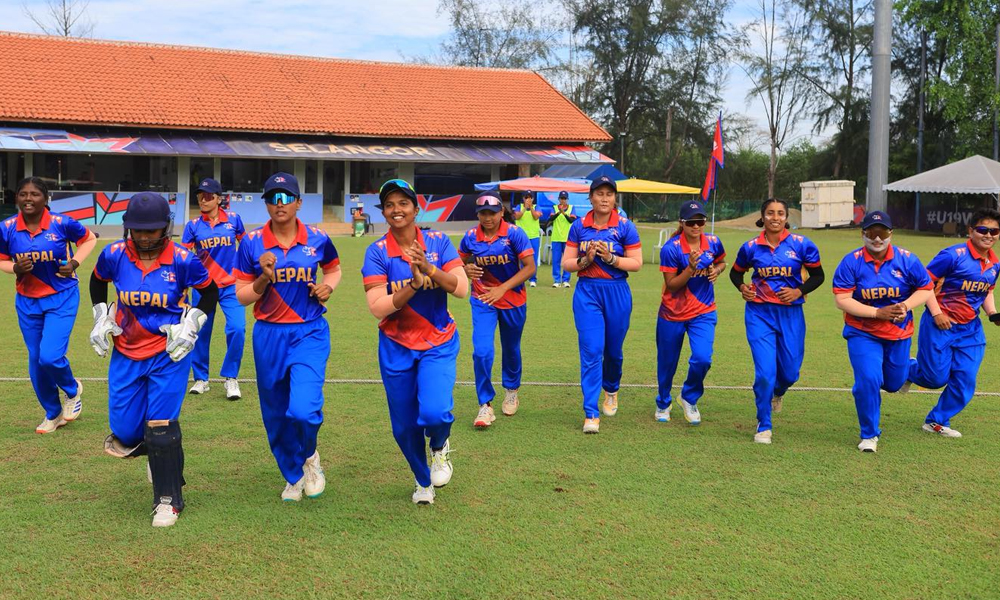 महिला टी-ट्वान्टी श्रृंखला : मलसियाविरुद्ध दोश्रो खेलमा नेपाल विजयी