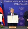 थाइल्यान्ड र कम्बोडियाबीच शान्ति सम्झौतामा हस्ताक्षर