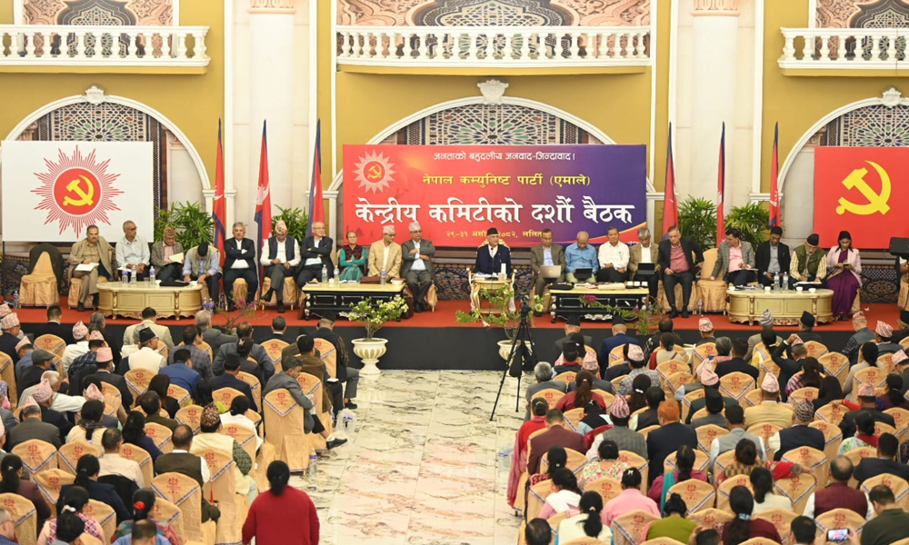 एमालेको माग प्रतिनिधिसभा पुन:स्थापना, २२ बुँदे प्रस्ताव पारित