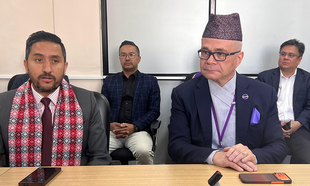 सञ्चारमन्त्री खरेलद्वारा एनसेल डाटा सेन्टर अवलोकन, सहयोगको प्रतिवद्धता