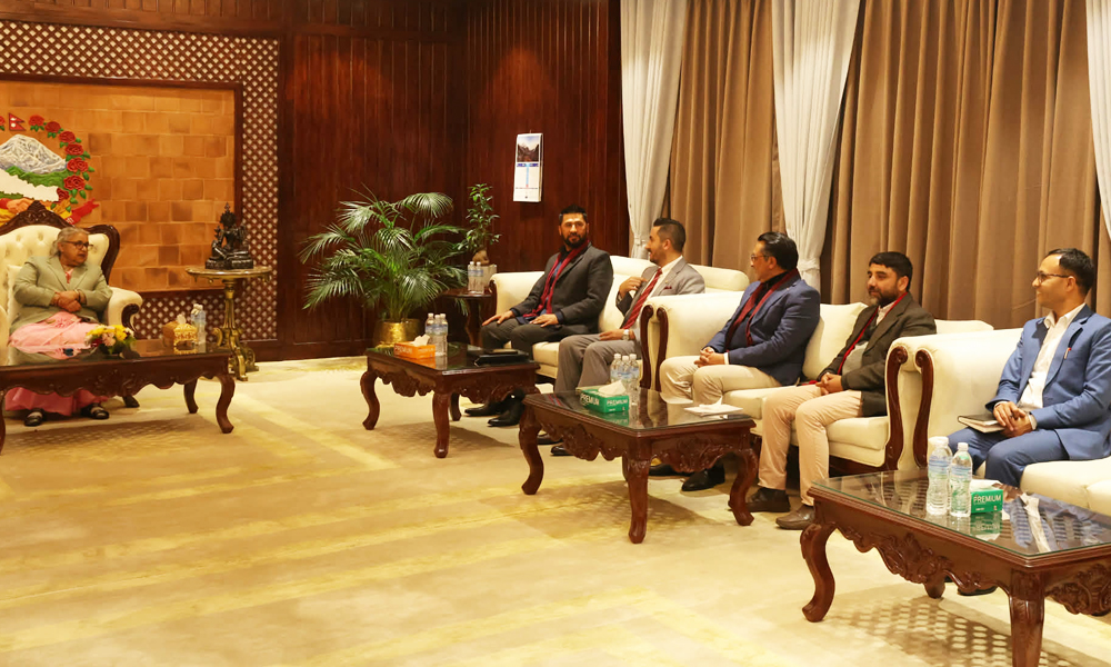 प्रधानमन्त्री कार्की र रास्वपा सभापति लामिछानेबीच भेटवार्ता