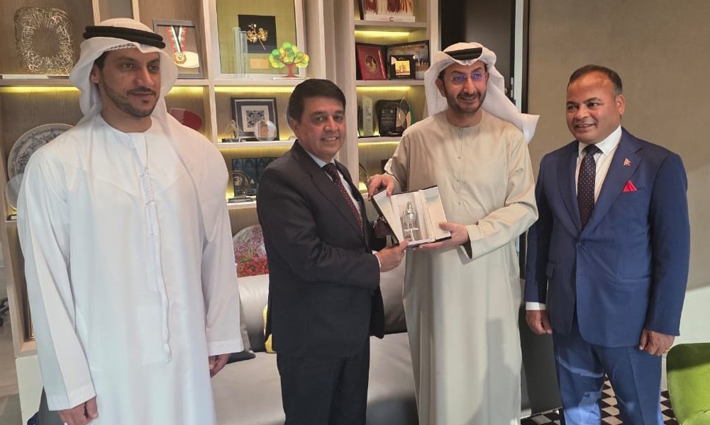 अध्यक्ष ढकाल र यूएईका वित्त सचिवबीच भेटवार्ता