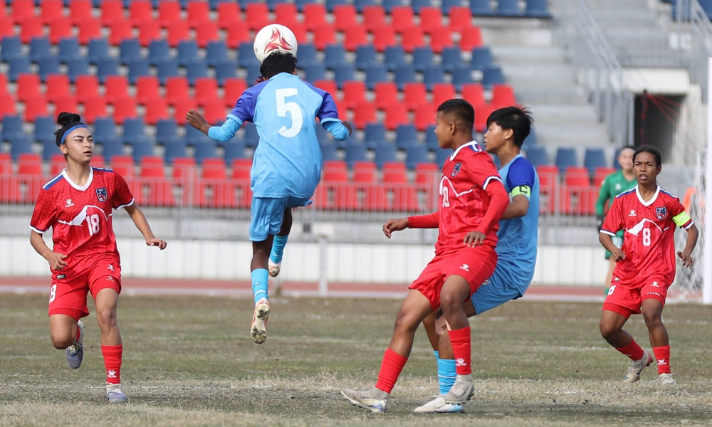 साफ यू-१९ महिला च्याम्पियनसिपमा नेपालको खराब सुरुवात