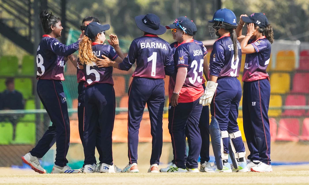 महिला टी-२० विश्वकप छनोटमा नेपालको खराब सुरुवात