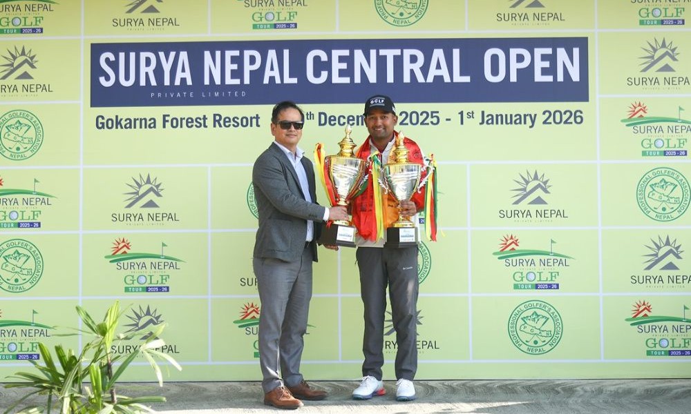 सूर्य नेपाल गल्फ टुर : राहुल विश्वकर्मालाई एमेच्योर र प्रो. दुवै तर्फको उपाधि