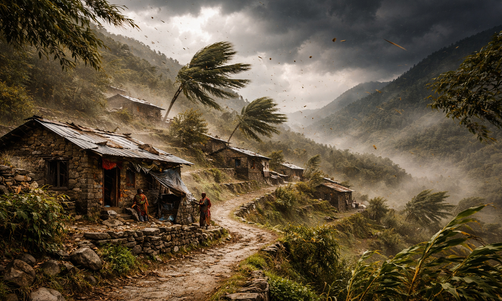 शुक्रबार र शनिबार यी स्थानमा वर्षासहित तीव्र हावाहुरीको सम्भावना