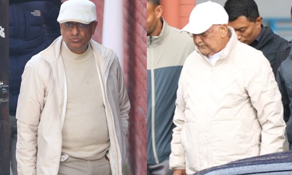 पूर्वप्रधानमन्त्री ओली र पूर्वगृहमन्त्री लेखक पक्राउ