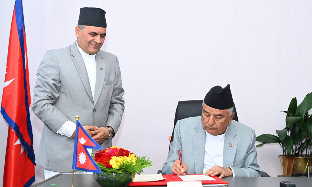 राष्ट्रपति पौडेलद्वारा संसद् बैठक आह्वान