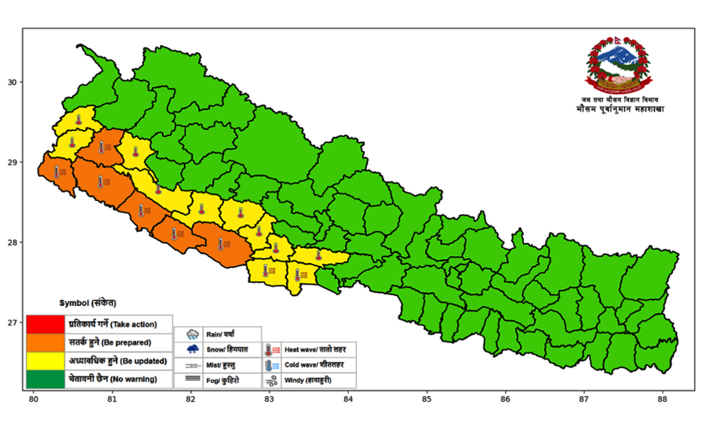 प्रि-मनसुनमै उग्र गर्मी र बाढीपहिरो, आगामी मनसुनमा खडेरीको सम्भावना